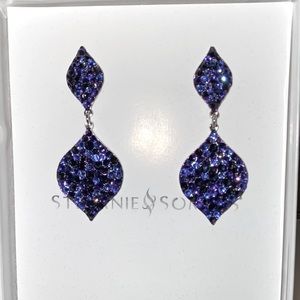 Stefanie Somers Swarovski earrings